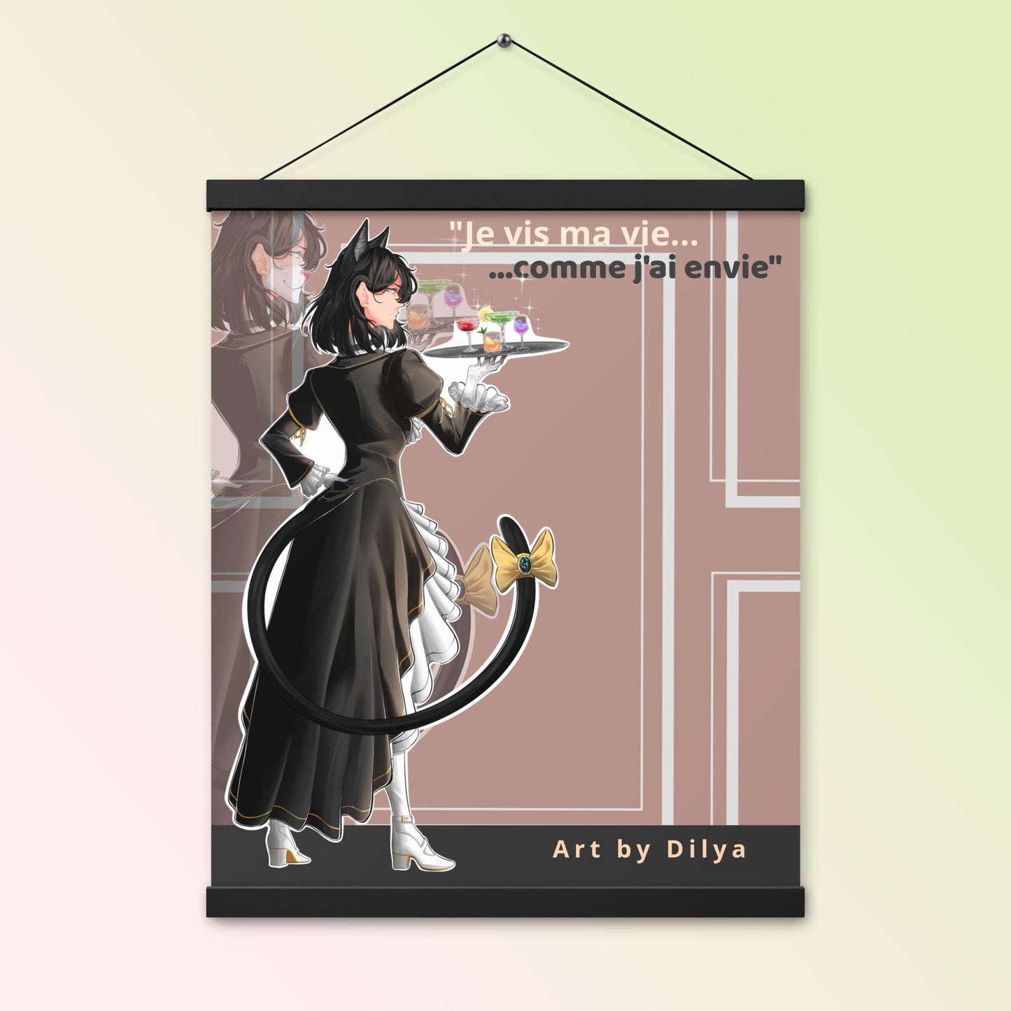 Poster Art Personnalisé avec accroches | Dilya - Dilya's Art