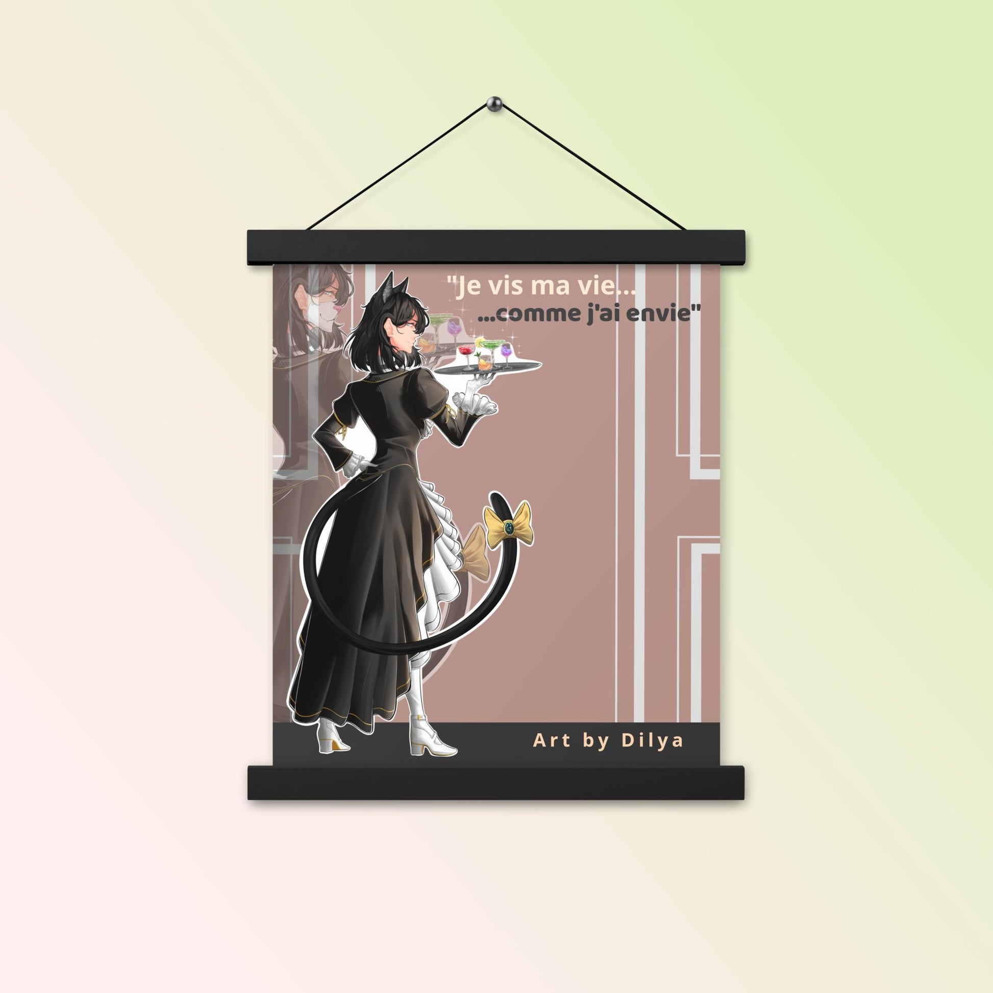 Poster Art Personnalisé avec accroches | Dilya - Dilya's Art