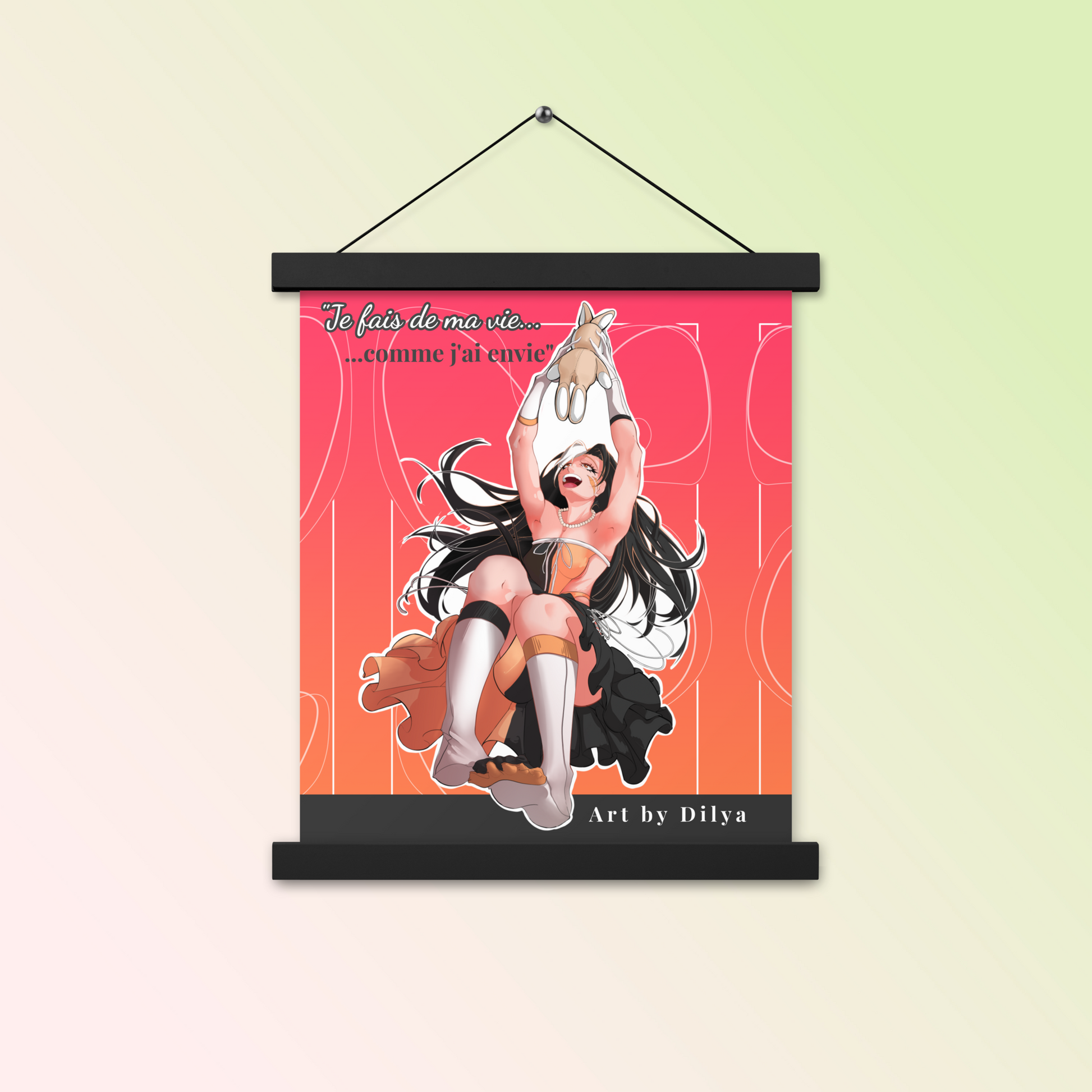 Poster Art Personnalisé avec accroches | Dilya - Dilya's Art
