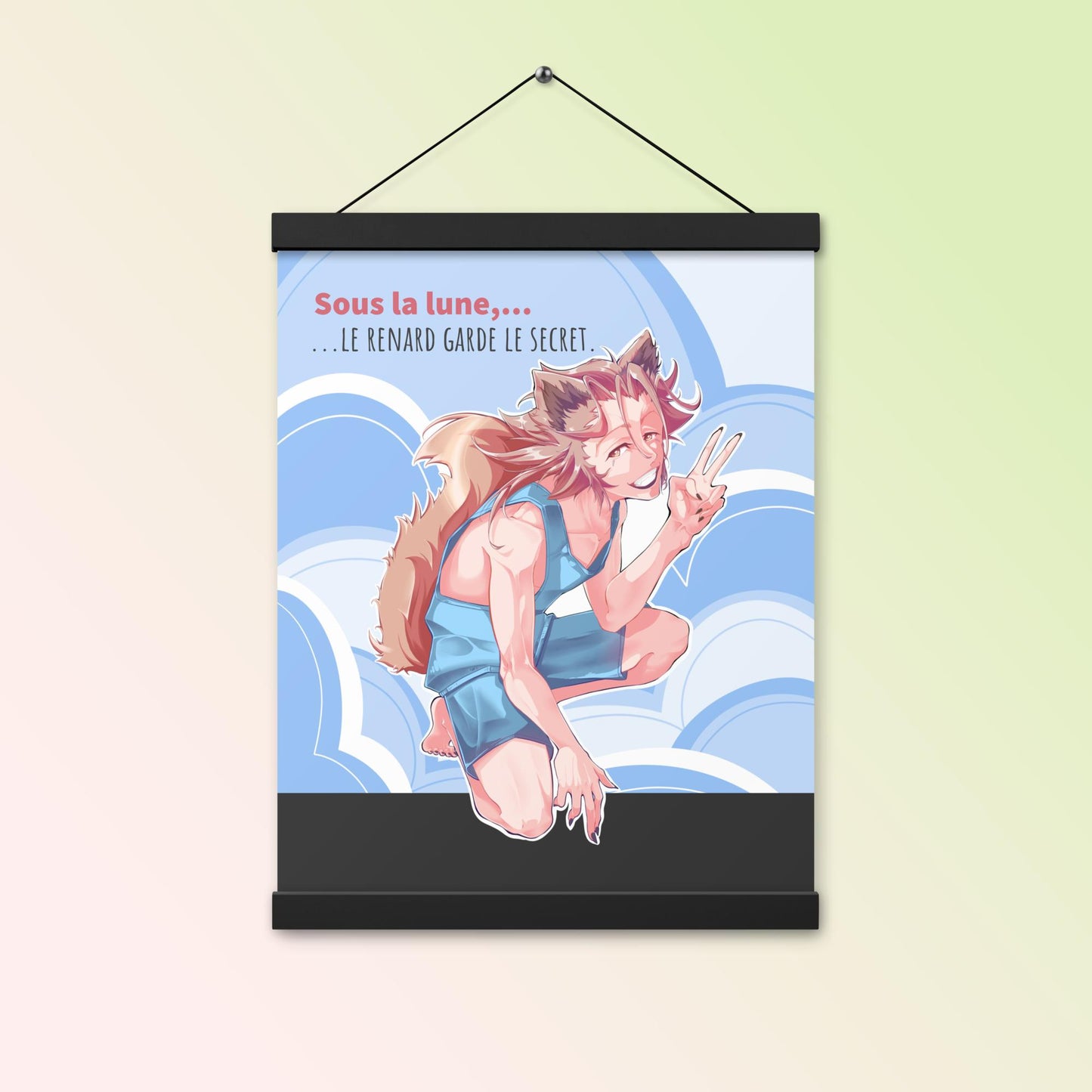 Poster Art Personnalisé avec accroches | Dilya - Dilya's Art
