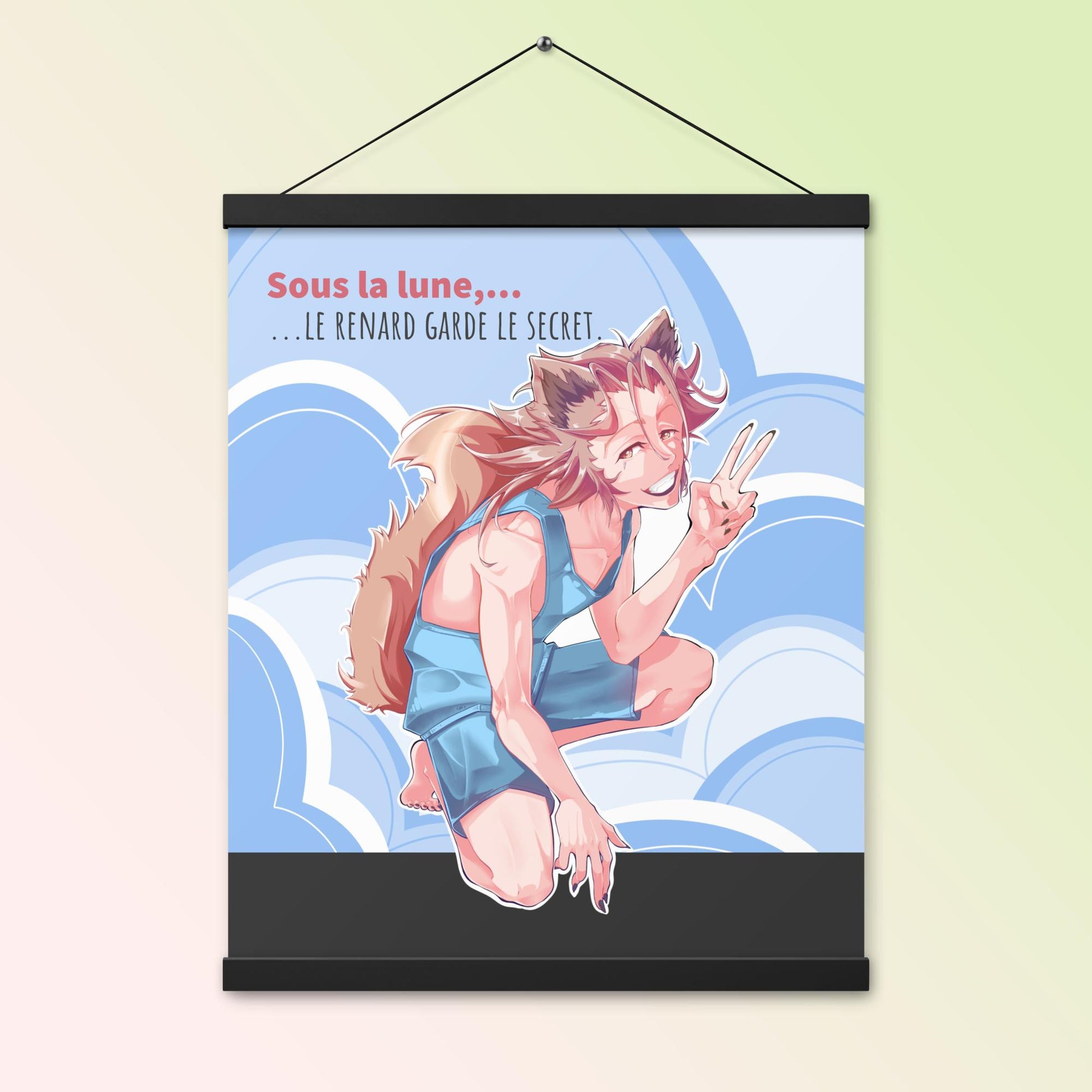 Poster Art Personnalisé avec accroches | Dilya - Dilya's Art