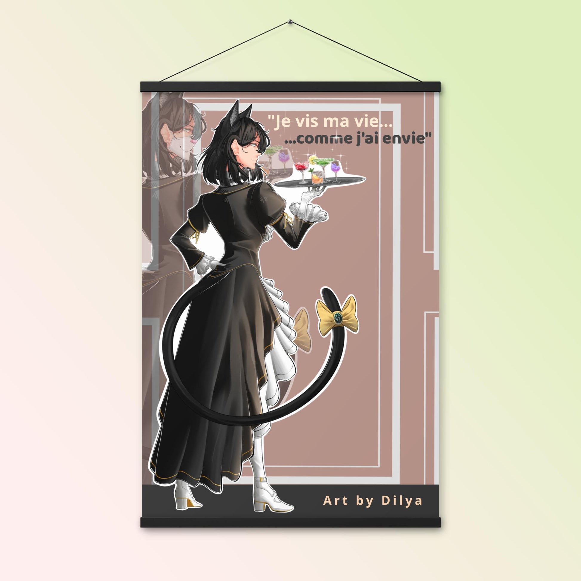 Poster Art Personnalisé avec accroches | Dilya - Dilya's Art