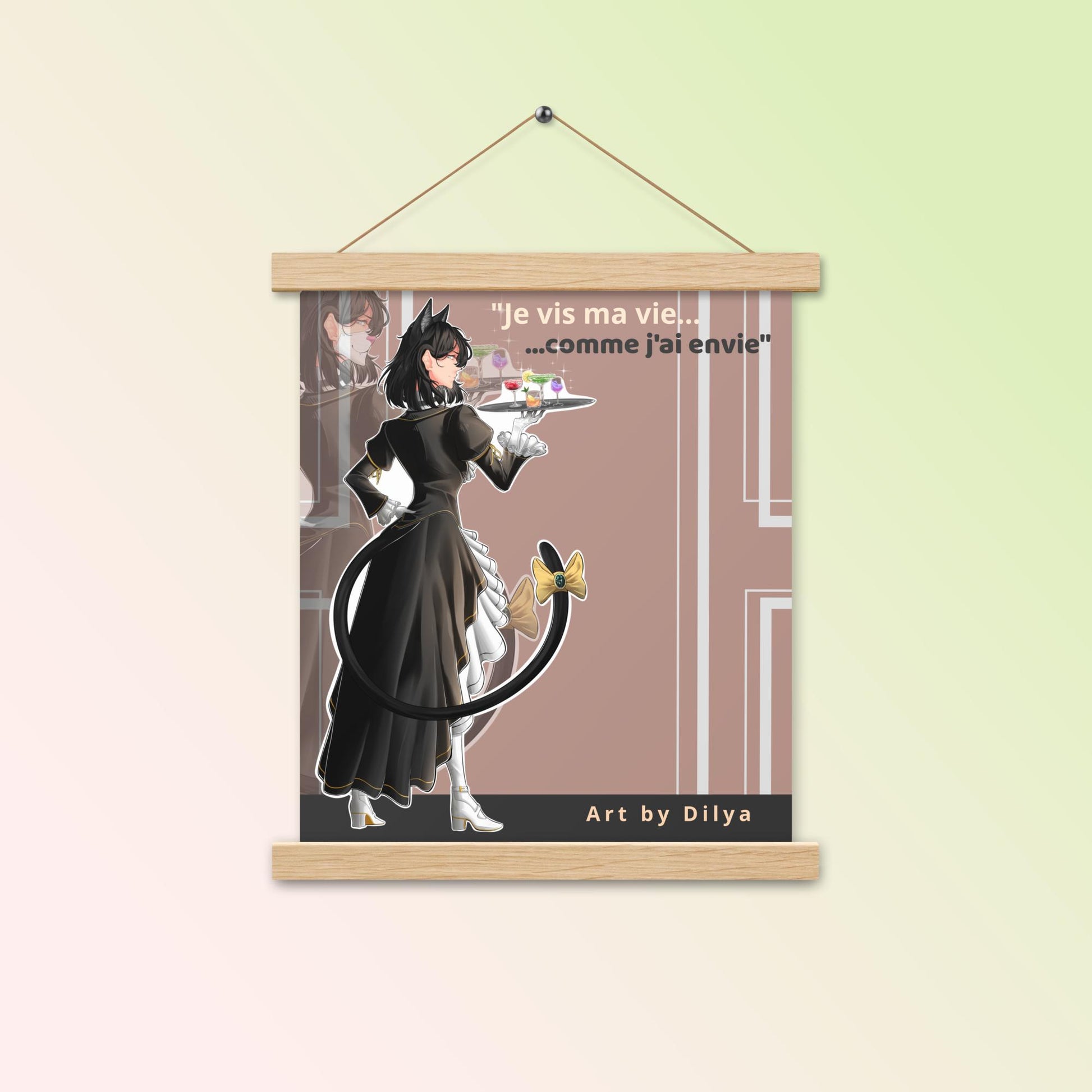 Poster Art Personnalisé avec accroches | Dilya - Dilya's Art