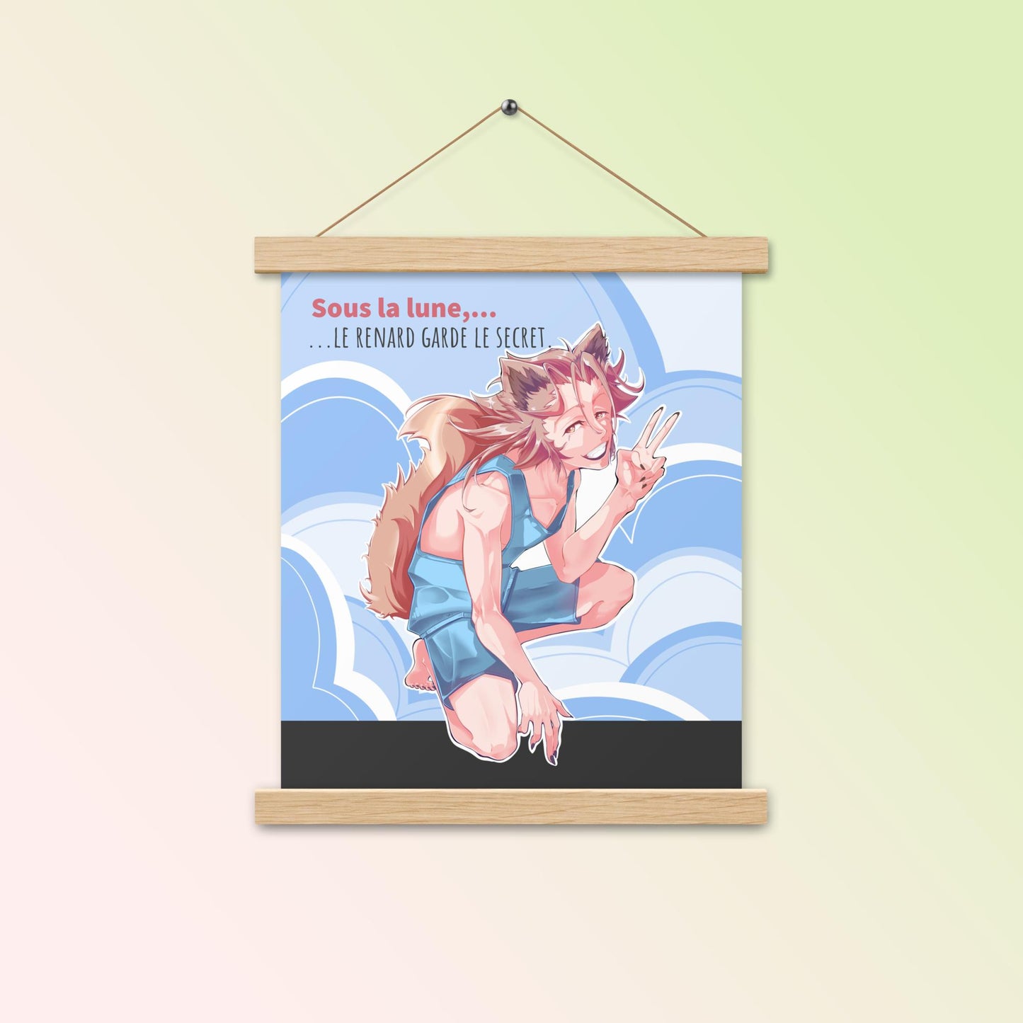 Poster Art Personnalisé avec accroches | Dilya - Dilya's Art