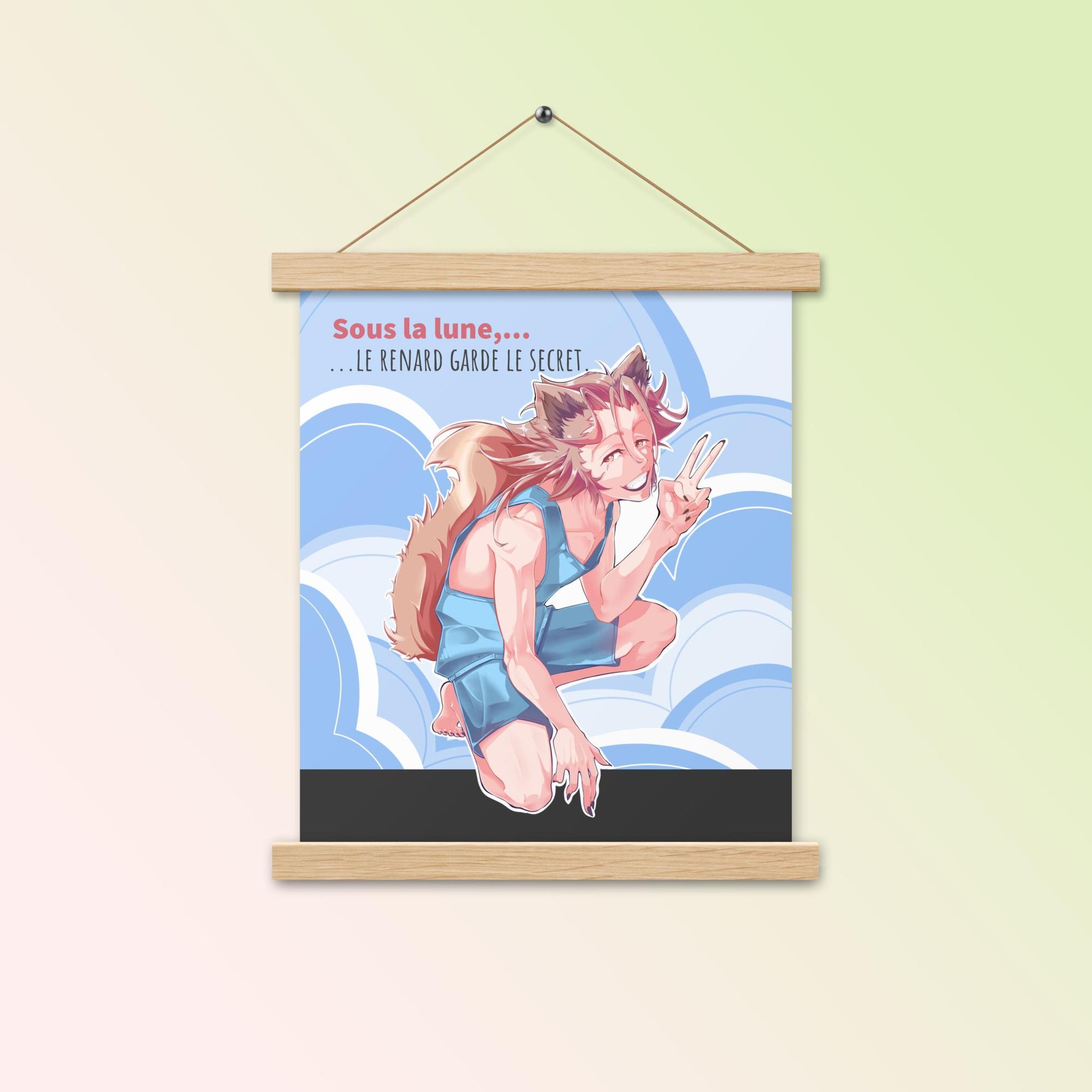 Poster Art Personnalisé avec accroches | Dilya - Dilya's Art