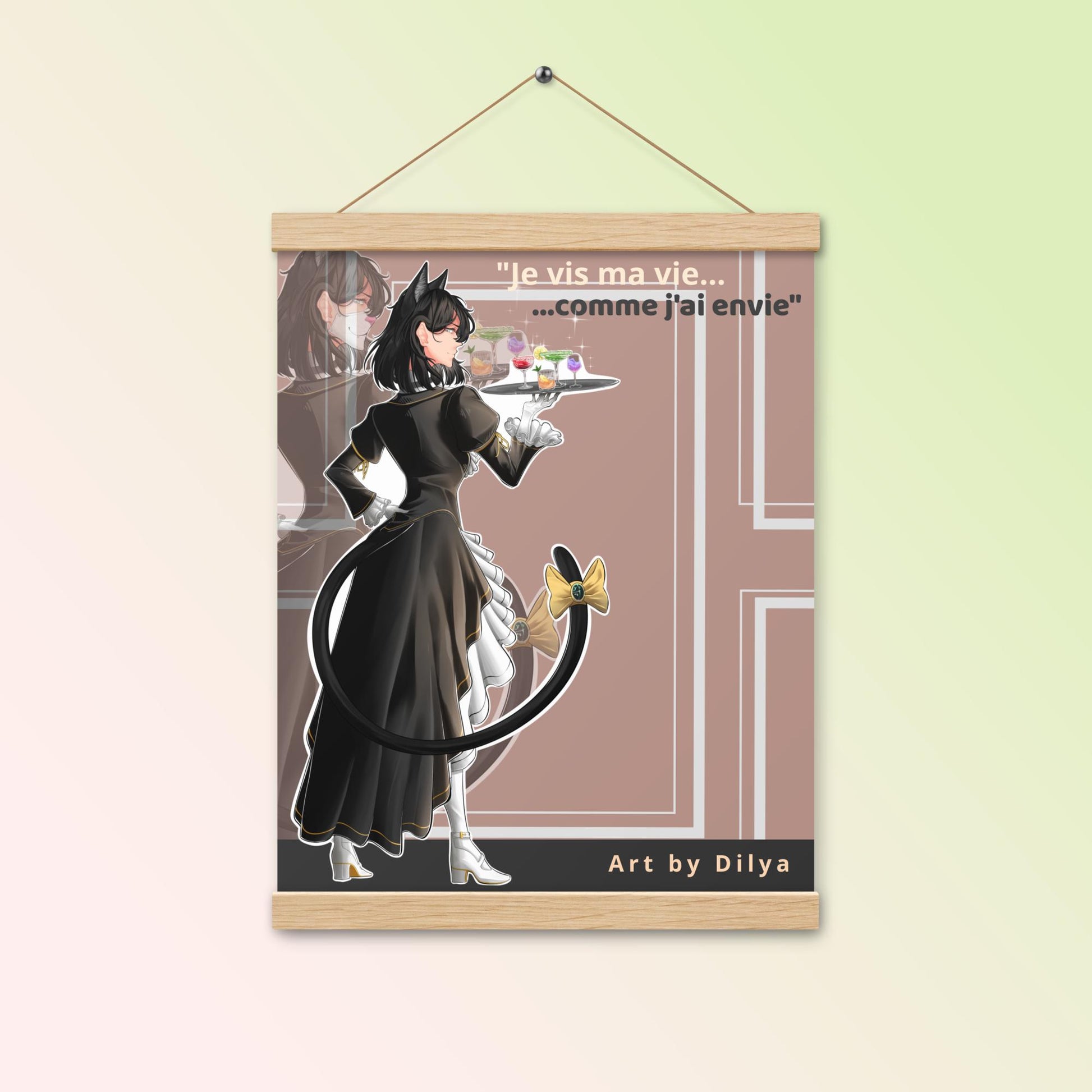 Poster Art Personnalisé avec accroches | Dilya - Dilya's Art