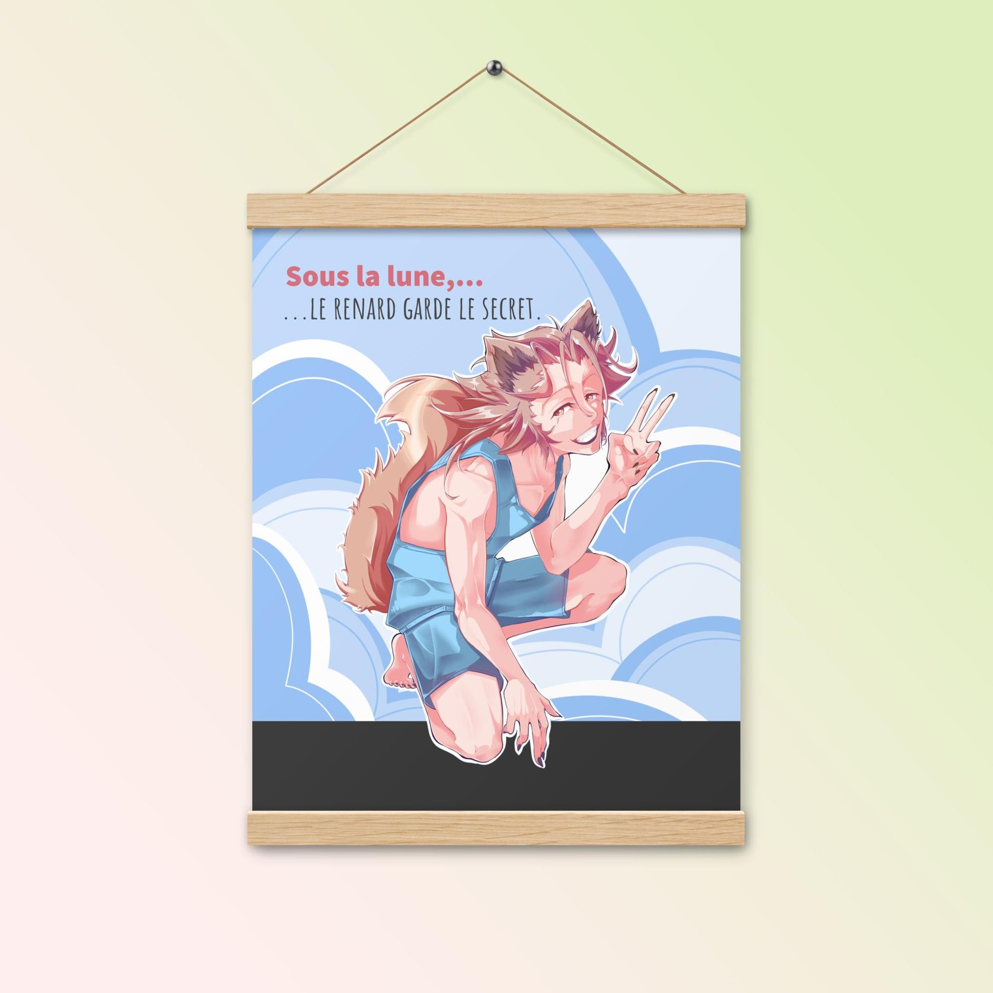 Poster Art Personnalisé avec accroches | Dilya - Dilya's Art