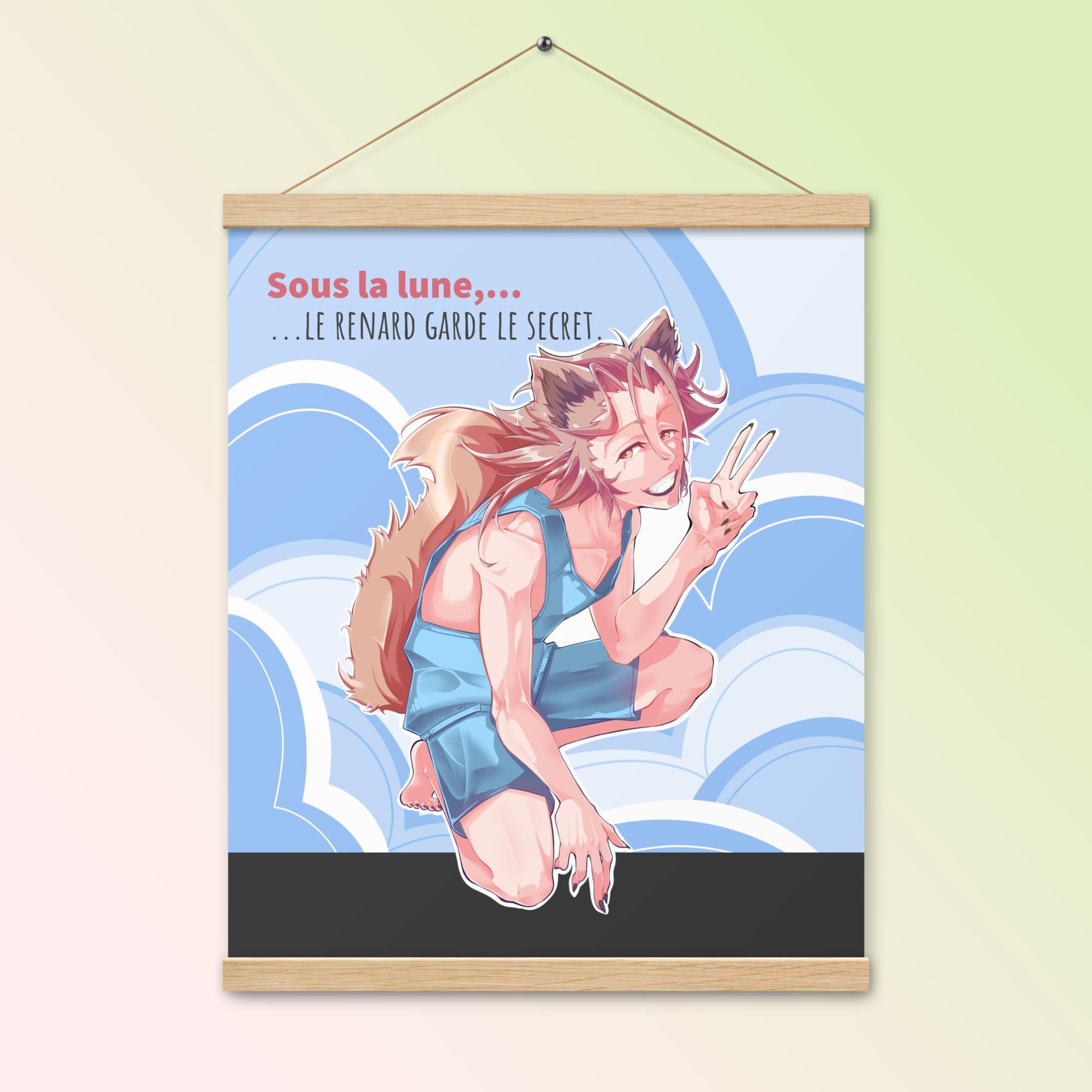 Poster Art Personnalisé avec accroches | Dilya - Dilya's Art