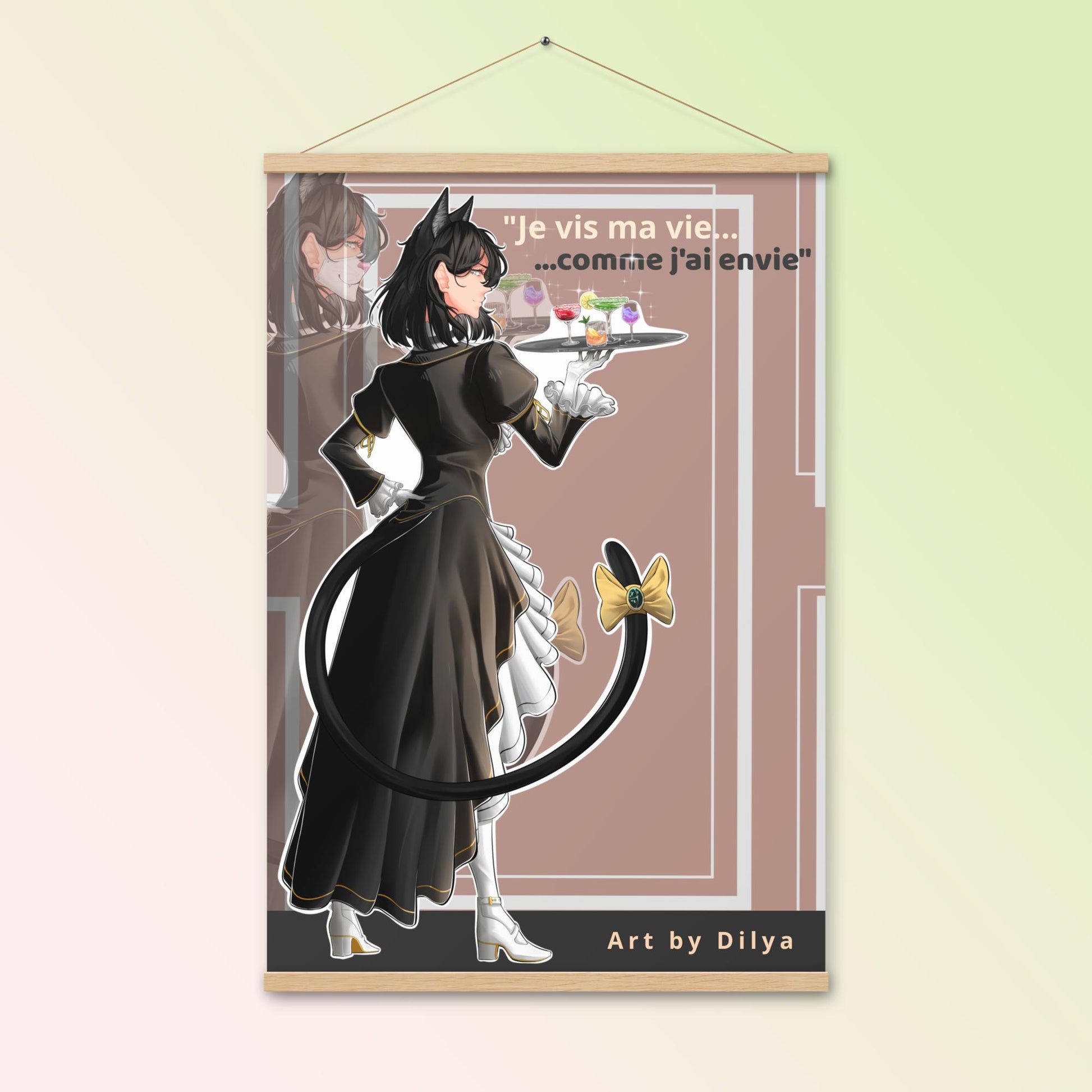 Poster Art Personnalisé avec accroches | Dilya - Dilya's Art