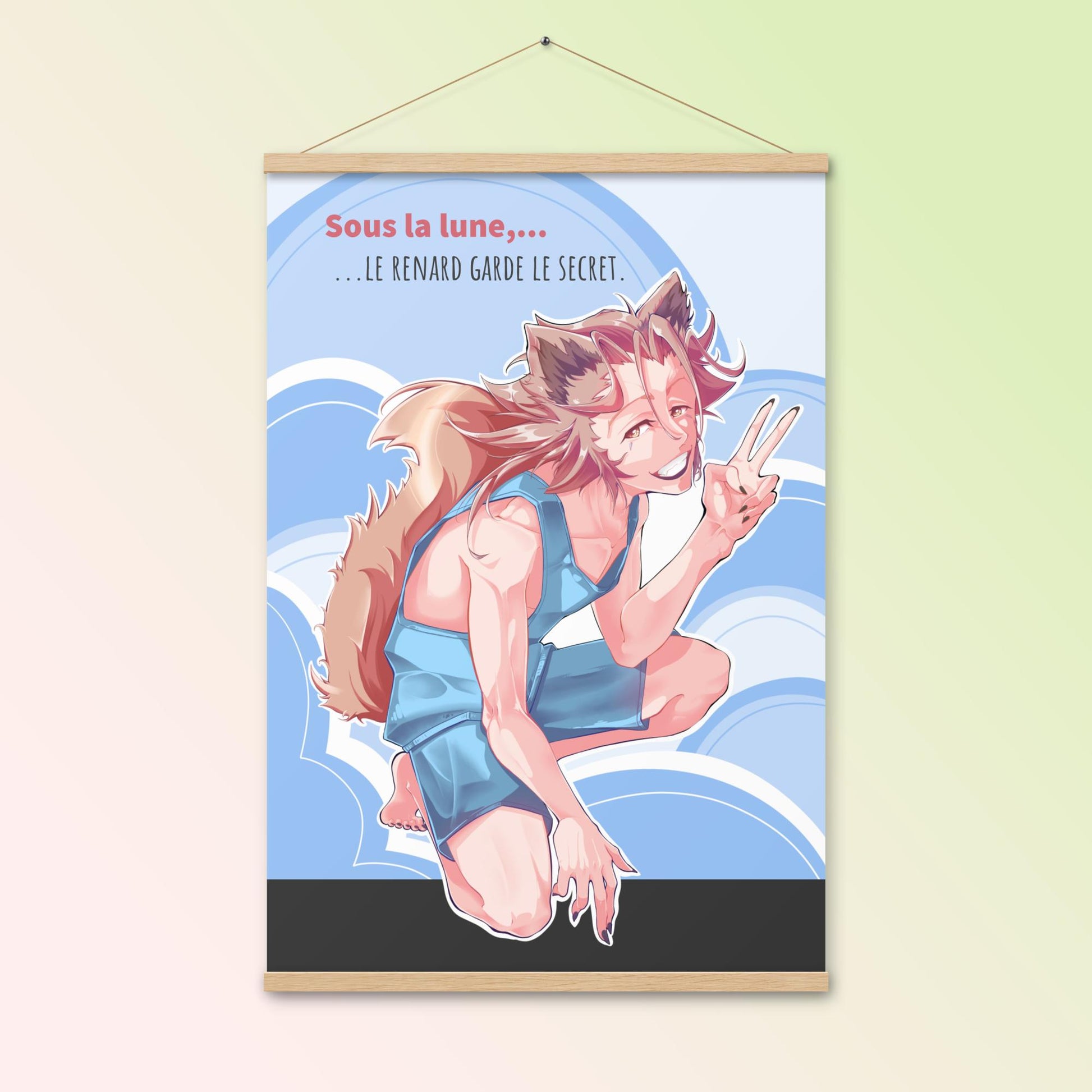 Poster Art Personnalisé avec accroches | Dilya - Dilya's Art
