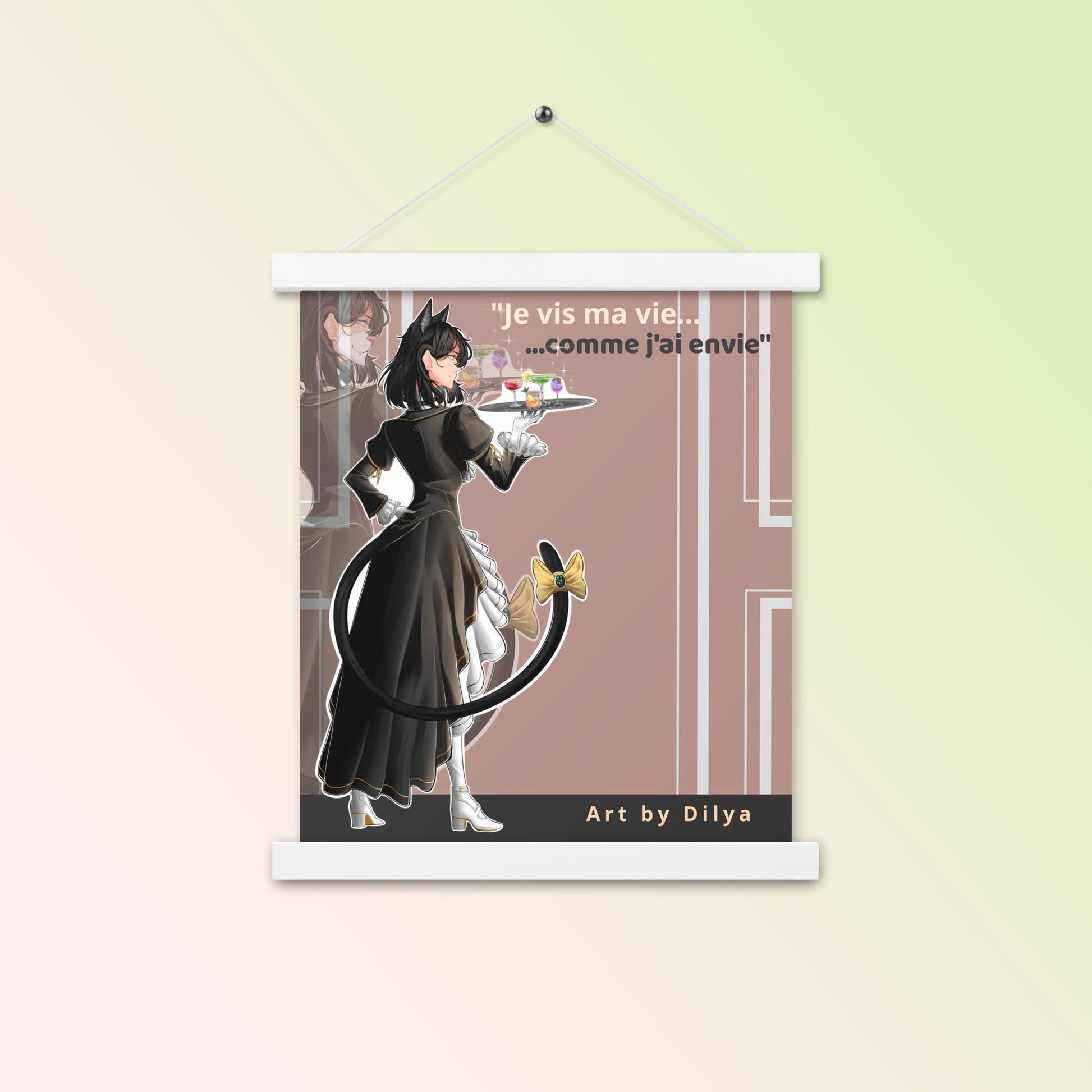 Poster Art Personnalisé avec accroches | Dilya - Dilya's Art