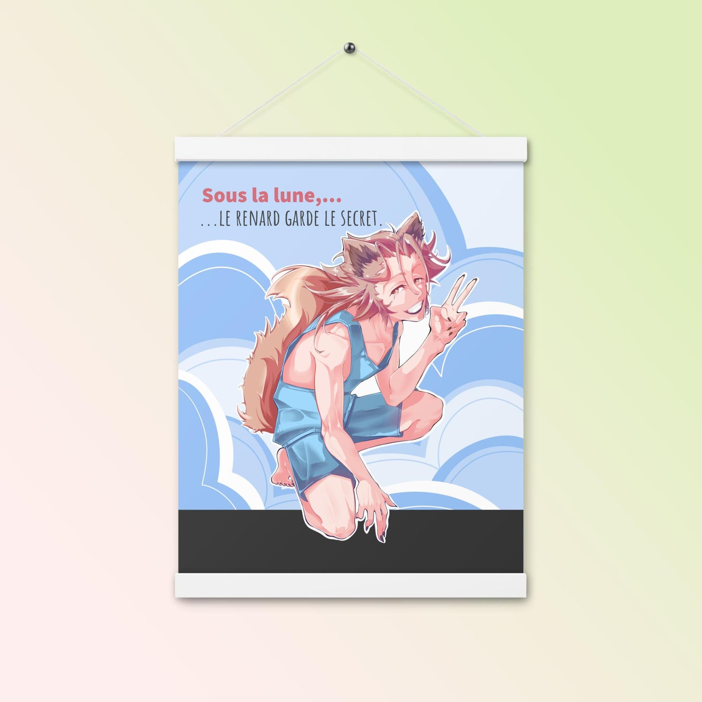 Poster Art Personnalisé avec accroches | Dilya - Dilya's Art