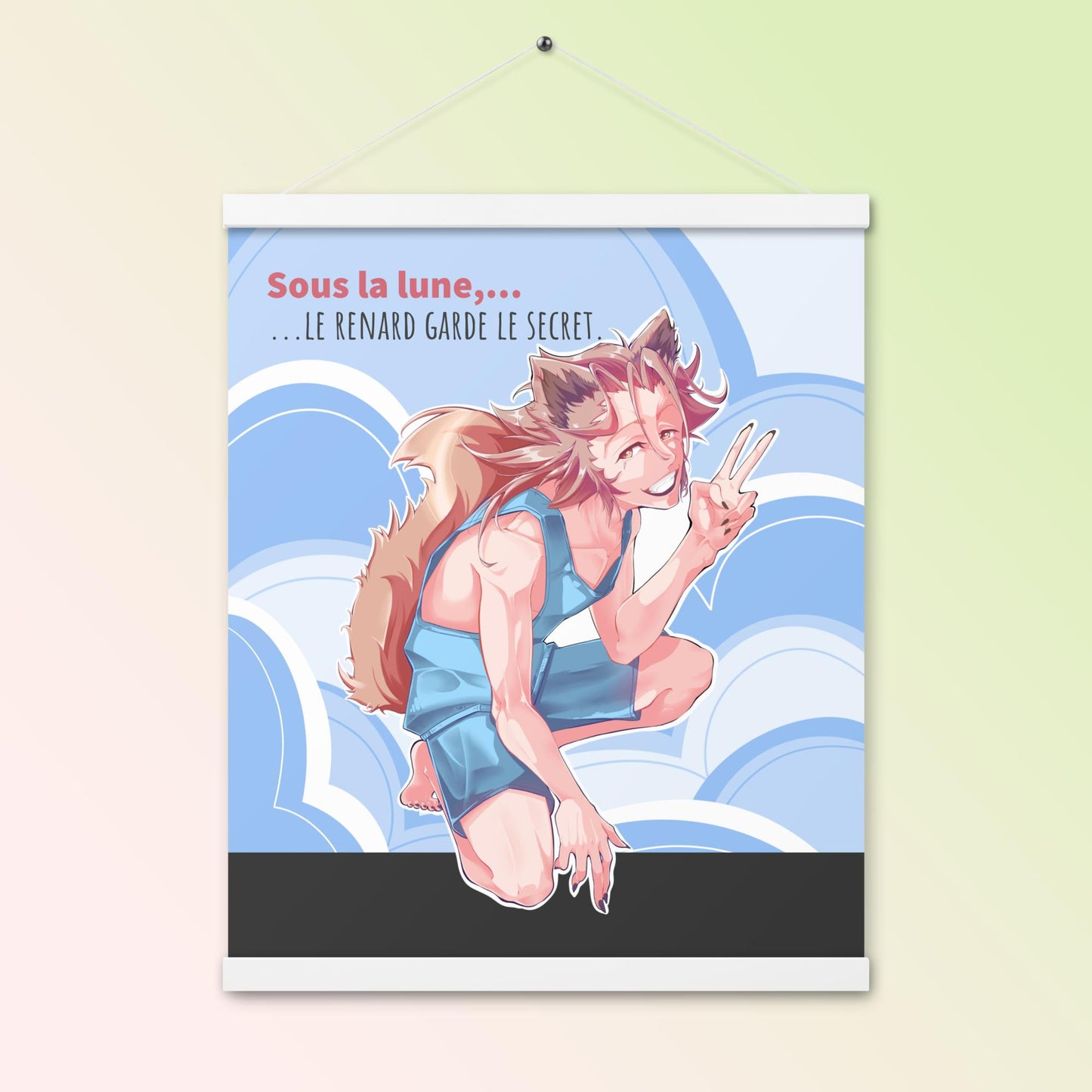 Poster Art Personnalisé avec accroches | Dilya - Dilya's Art
