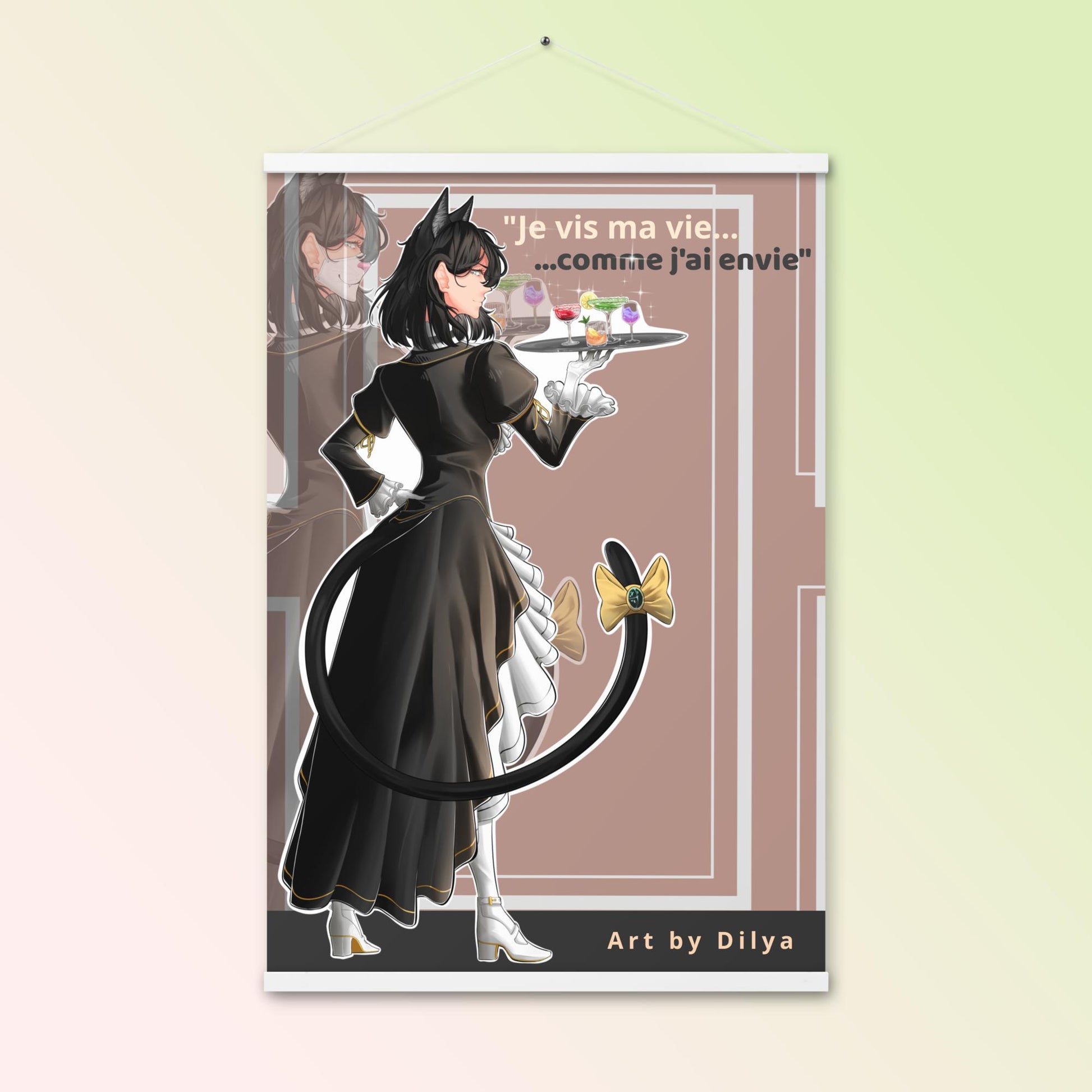 Poster Art Personnalisé avec accroches | Dilya - Dilya's Art
